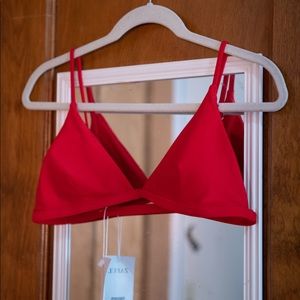 Itsy bitsy cheeky red bikini from Zaful!!
